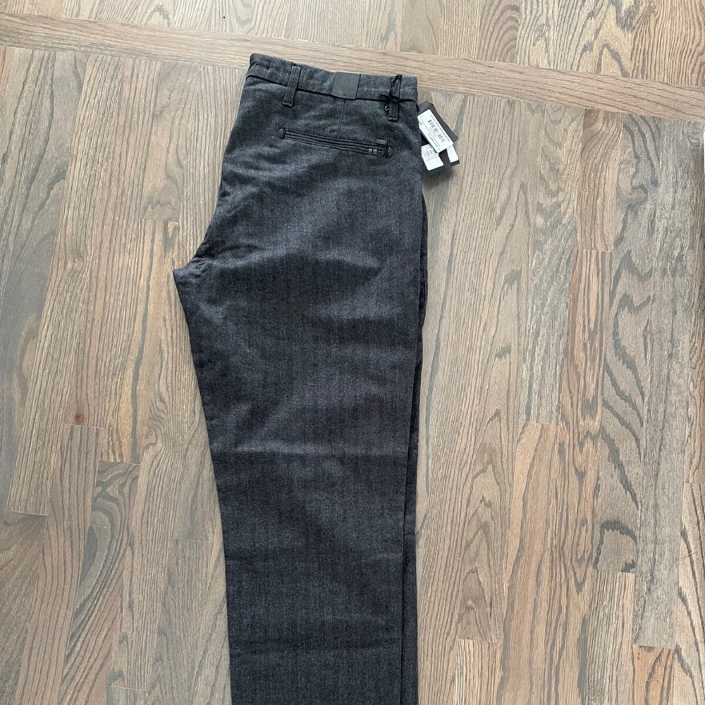 LIU-JO Uomo cotton stretch chino pants Sz 42x34 gray- Italy